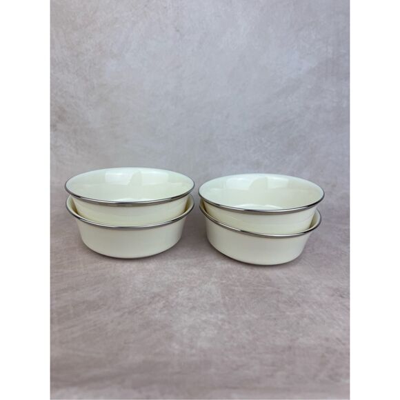 Vintage Lenox China Solitaire 5 3/8" Fruit Dessert Sauce Bowl Set of 4 - Picture 1 of 6